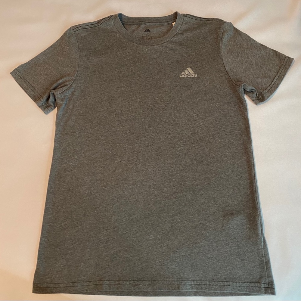 Adidas Gray Shirt Solid Color
